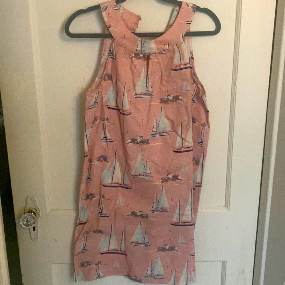 Adorable linen sailboat dress. St Tropez size s
